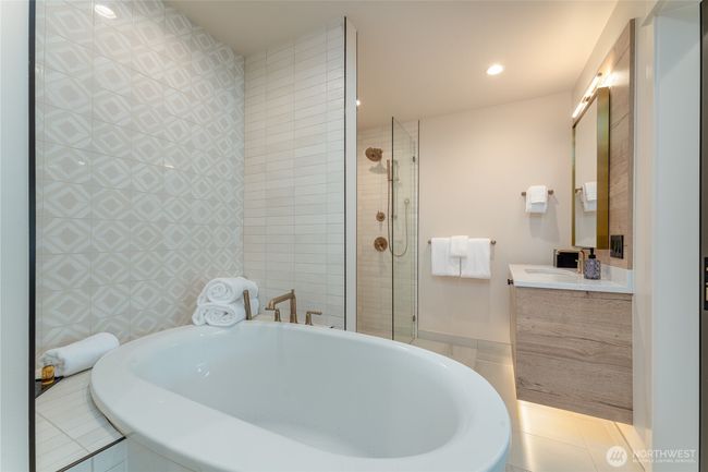 Staged unit B2 shown, similar to F2. Furniture and decor not included. | Image 17