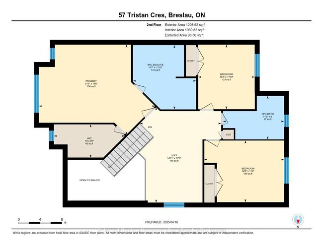 57 Tristan Cres, House other with 4 bedrooms, 4 bathrooms and 2 parking in Breslau ON | Image 49