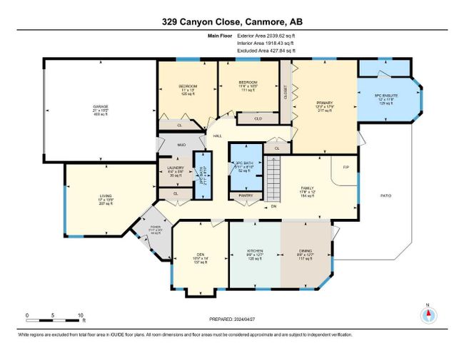 329 Canyon Close, Home with 6 bedrooms, 4 bathrooms and 5 parking in Canmore AB | Image 5