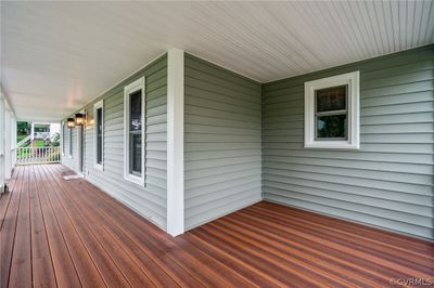 Full Width Front Porch Replaced in 2014 With All New Low Maintenance Synthetic Decking | Image 1