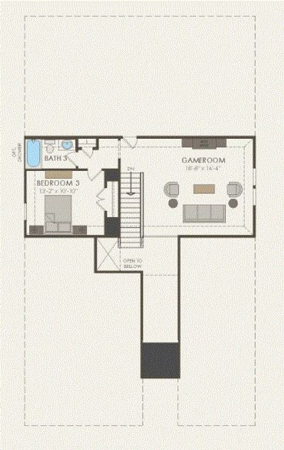 Pulte Homes, Mooreville floor plan | Image 3