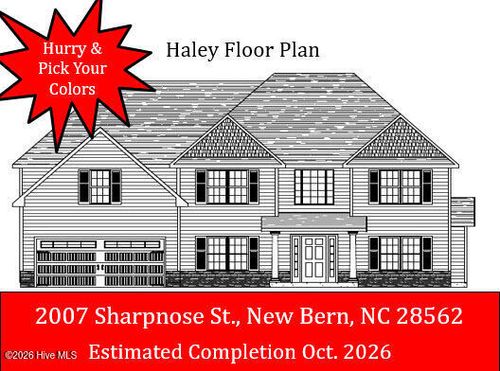 2007 Sharpnose Street, New Bern, NC, 28562 | Card Image