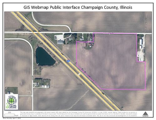 40 acres on County Road 250 N, Pesotum, IL, 61863 | Card Image