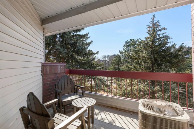 12x10 maintenance-free deck, newly updated in 2022, perfect for enjoying a morning cup of coffee. | Image 15