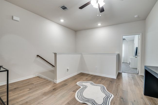Empty room featuring ceiling fan, light wood-style floors, and recessed​​‌​​​​‌​​‌‌​‌‌​​​‌‌​​‌‌​‌​​​​​‌ lighting | Image 16