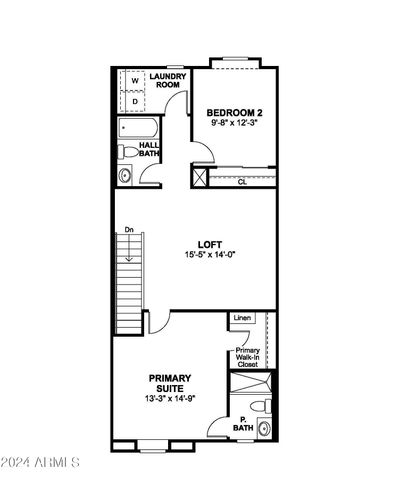 28064 N 28th Lane, Townhouse with 2 bedrooms, 3 bathrooms and null parking in Phoenix AZ | Image 3