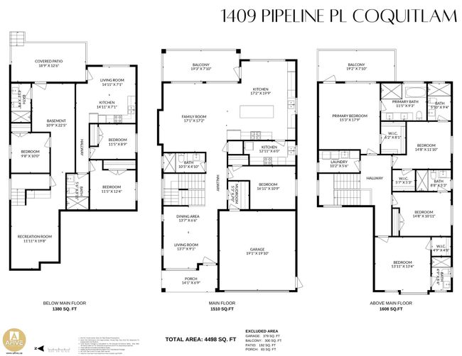 1409 Pipeline Place, House other with 8 bedrooms, 7 bathrooms and 6 parking in Coquitlam BC | Image 37