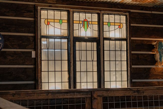 Windows in home from a church | Image 39