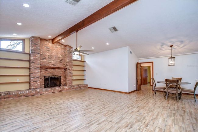 Fully enclosed patio with Dove White brick walls | Image 50