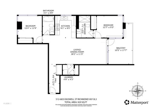 512-6833 Buswell St, Richmond, BC, V6Y0L3 | Card Image