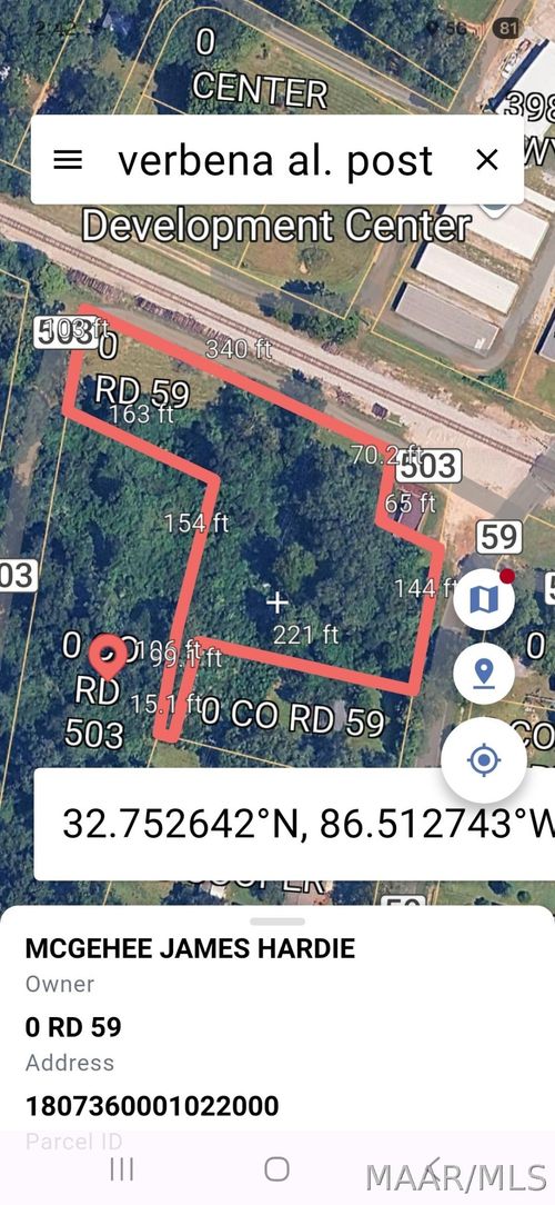 0 County Road 59, Verbena, AL, 36091 | Card Image