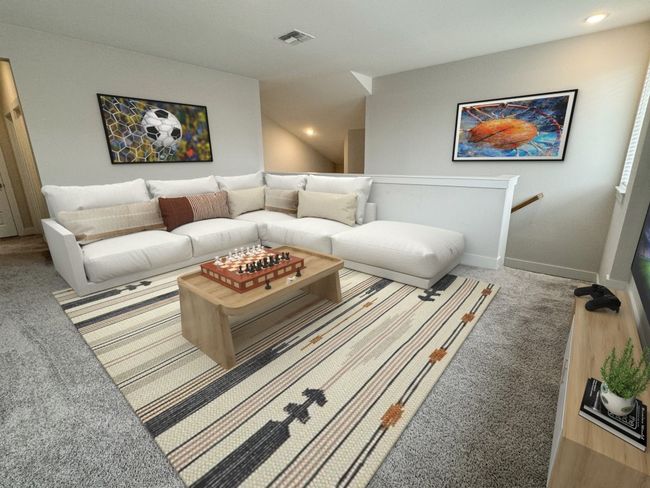 Upstairs Game room is really a perfect size! virtually staged | Image 19
