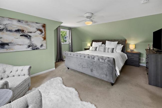 2nd Floor Carpeted bedroom featuring ceiling fan | Image 17