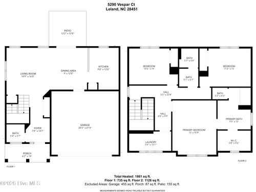 5290 Vespar Ct, Leland, NC, 28451-2099 | Card Image