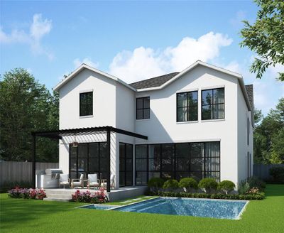 Proposed rear elevation rendering | Image 2