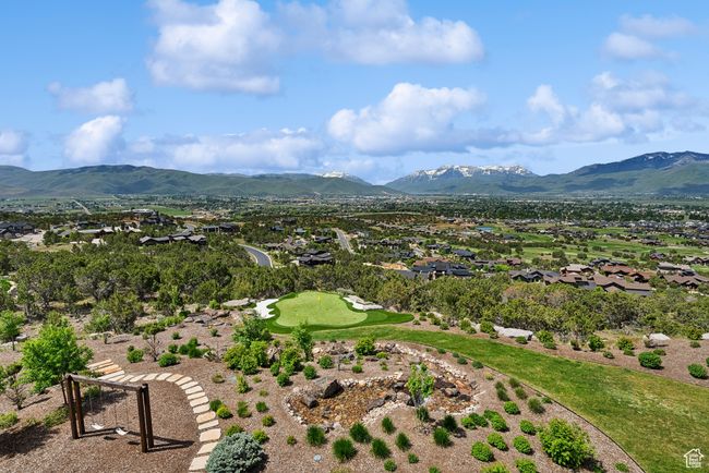 View of mountain background with nearby suburban area | Image 106