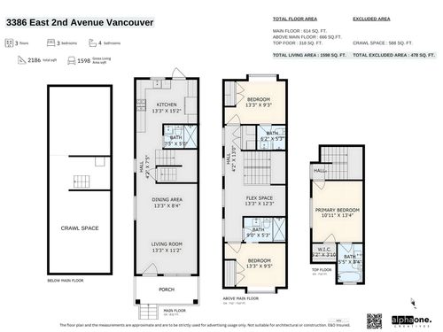 3386 E 2nd Ave, Vancouver, BC, V5M1G5 | Card Image