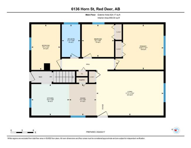 6136 Horn Street, Home with 4 bedrooms, 2 bathrooms and 2 parking in Red Deer AB | Image 44