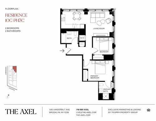 8-c-545 Vanderbilt Ave, Brooklyn, NY, 11238-7021 | Card Image
