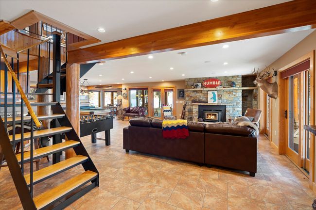 Lower level family area, entertaining, game, living room. | Image 62
