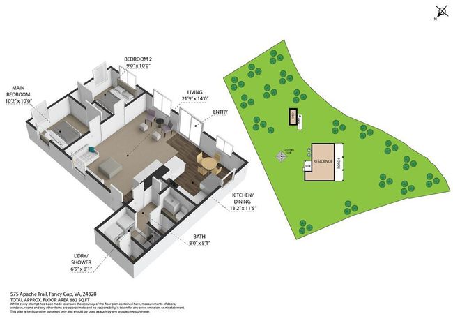 575 Apache Trl, House other with 2 bedrooms, 1 bathrooms and null parking in Fancy Gap VA | Image 11