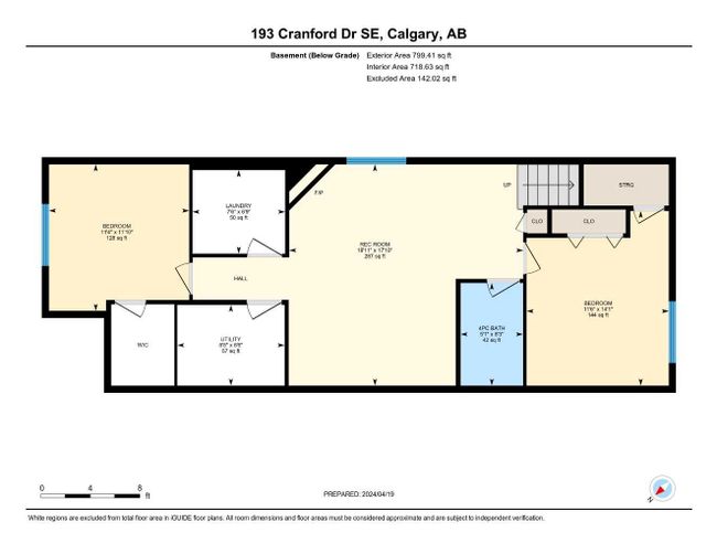 193 Cranford Drive Se, Home with 4 bedrooms, 2 bathrooms and 2 parking in Calgary AB | Image 7