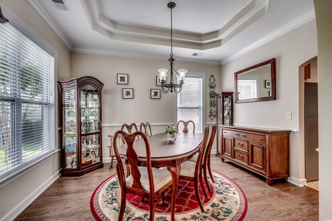 LVP flooring and double Tray, crown and chair rail | Image 5