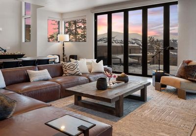 Living room with a mountain view | Image 2