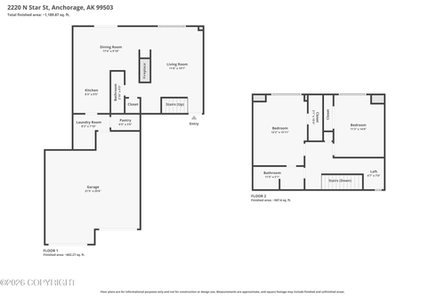 8-2220 N Star St, Anchorage, AK, 99503-1884 | Card Image