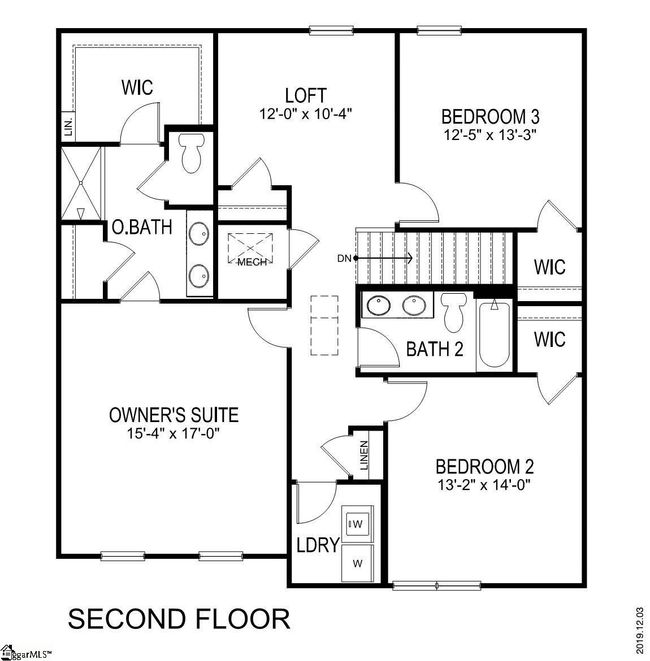 3307 Cypress Hollow Dr, House other with 4 bedrooms, 3 bathrooms and 2 parking in Moore SC | Image 7