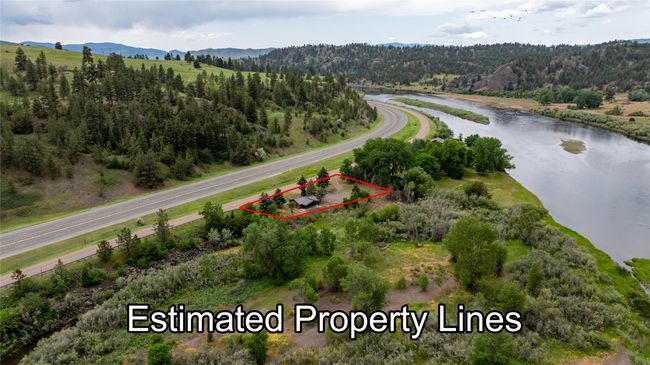 View of property location with property boundaries highlighted and a nearby body of water | Image 38