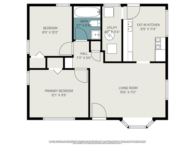 1198 Hawthorne Ave, House other with 2 bedrooms, 1 bathrooms and null parking in Ypsilanti MI | Image 4