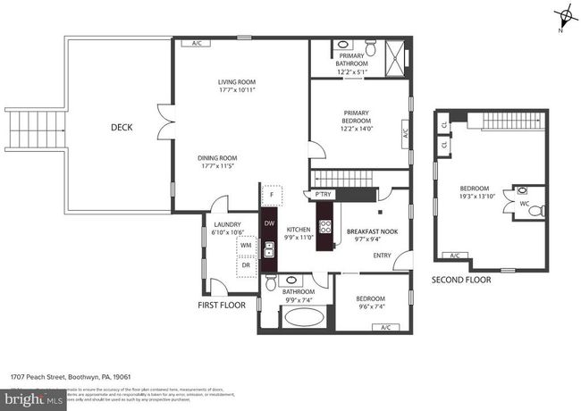 1707 Peach St, House other with 3 bedrooms, 3 bathrooms and null parking in UPPER CHICHESTER PA | Image 29
