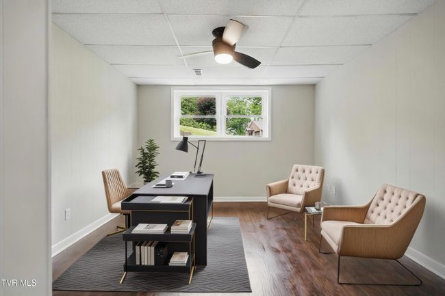 downstairs bedroom/office virtually staged | Image 45