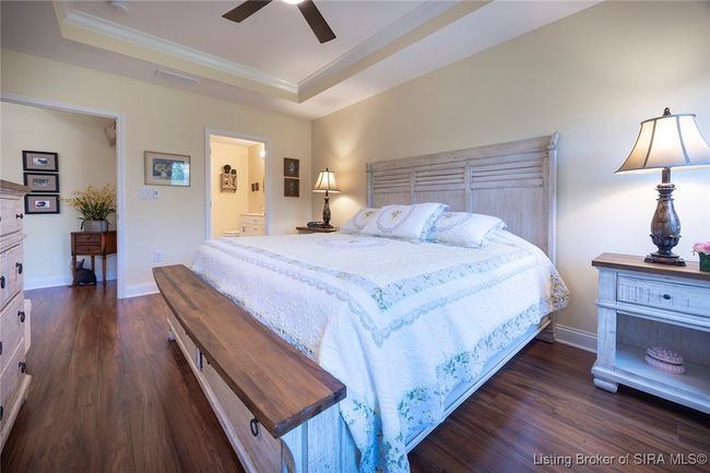 Main bedroom suite with trey ceiling & crown molding | Image 34