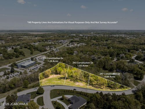 LOTS 239, 243, 247 Constitution Drive, Jefferson City, MO, 65109 | Card Image