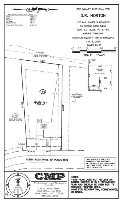 BF 144 PLOT PLAN | Image 3