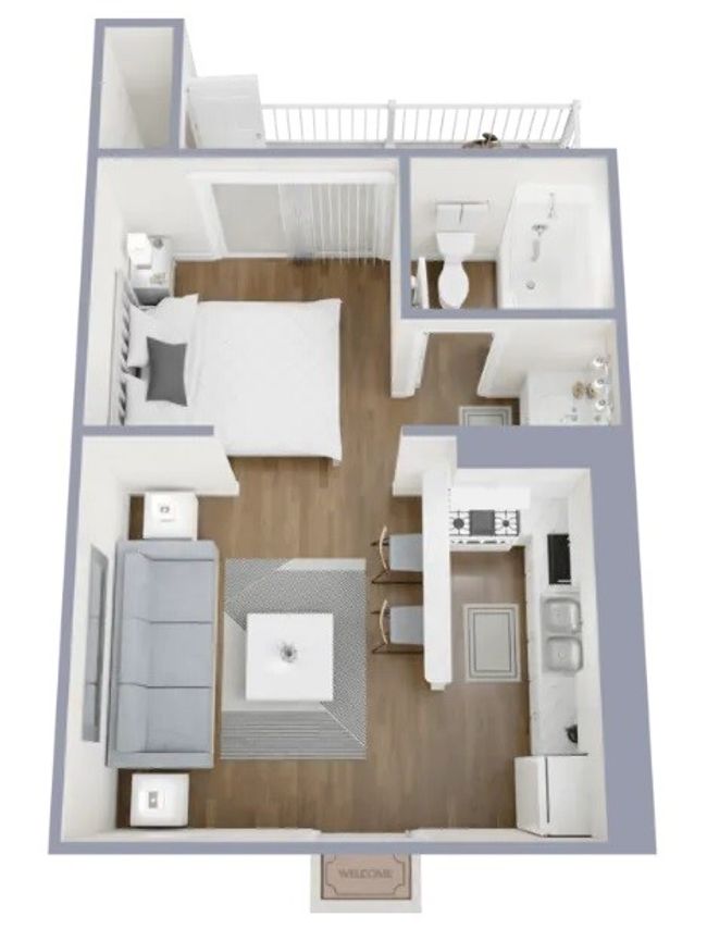 APT-303 - 6010 N Lamar Blvd, Condo with 1 bedrooms, 1 bathrooms and 1 parking in Austin TX | Image 10