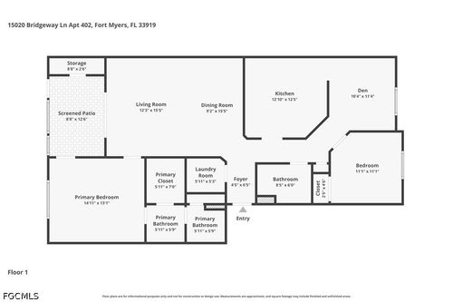 apt-402-15020 Bridgeway Ln, FORT MYERS, FL, 33919-8444 | Card Image