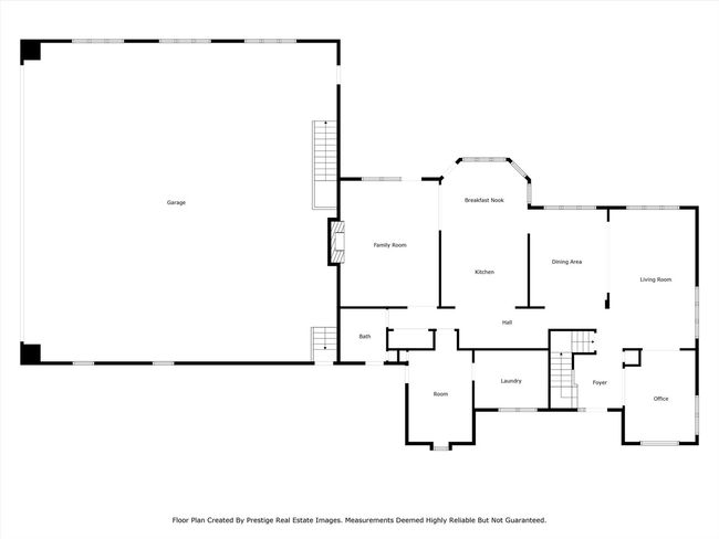 MAIN FLOOR LAYOUT & HANGAR (3 car garage not shown | Image 30