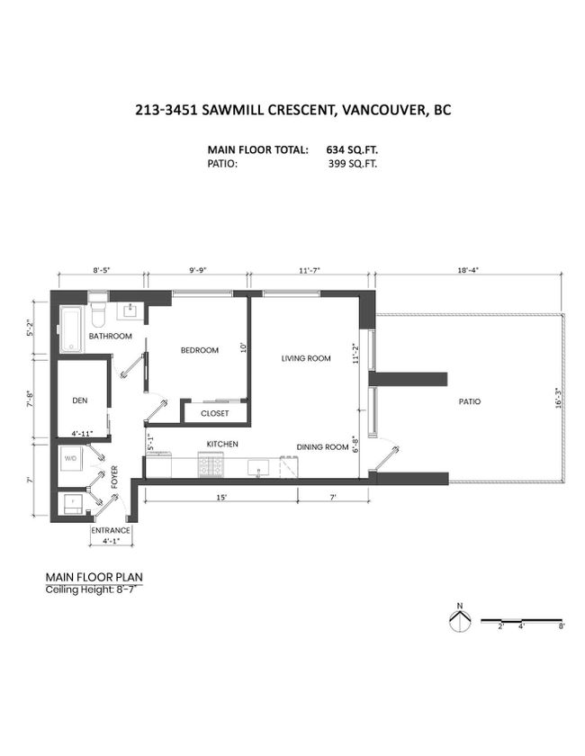 213 - 3451 Sawmill Crescent, Condo with 1 bedrooms, 1 bathrooms and 1 parking in Vancouver BC | Image 31
