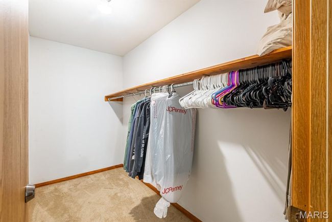 Spacious closet featuring carpet | Image 14
