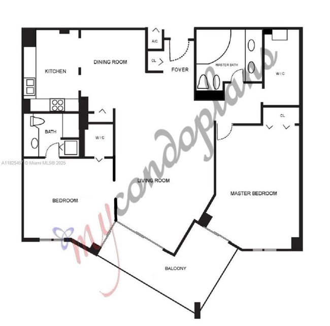 APT-1009 - 1000 Quayside Ter, Condo with 2 bedrooms, 2 bathrooms and null parking in Miami FL | Image 21