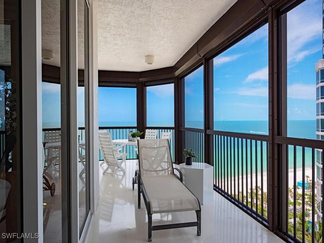 Screened Covered Balcony western views of the Gulf Waters. | Image 25
