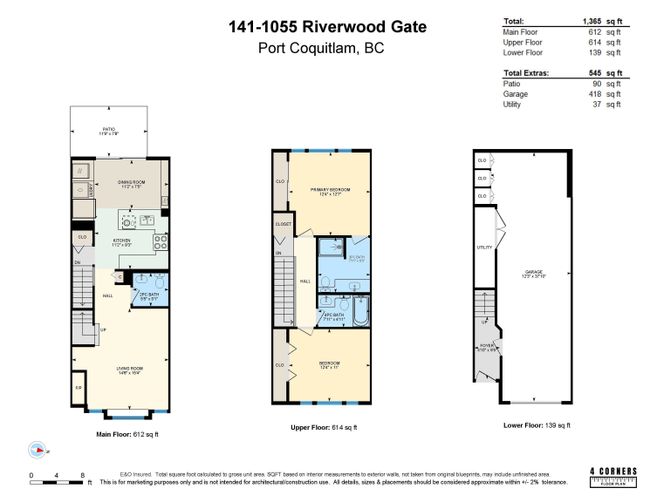 141 - 1055 Riverwood Gate, Townhouse with 2 bedrooms, 2 bathrooms and 2 parking in Port Coquitlam BC | Image 23