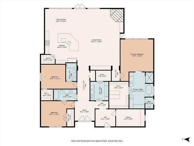 2-D Floor plan of the home. | Image 49