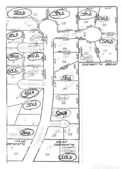 0 Andi Street Lot 25 Street, Croswell, MI, 48422 | Card Image