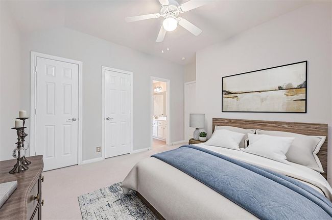 Second bedroom located on the second floor, has 2 closets and direct access to the shared bathroom.Virtual Staging | Image 26
