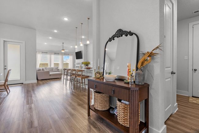 Corridor featuring wood finished floors and recessed lighting | Image 7