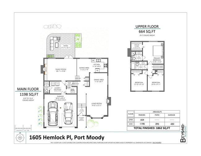 1605 Hemlock Pl, House other with 3 bedrooms, 3 bathrooms and 6 parking in Port Moody BC | Image 34